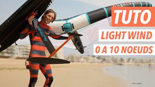 TUTO WINGFOIL LIGHTWIND - VOLER DE 0 A 10 NOEUDS ! (ALPINE FOIL 1680/1370 DW)