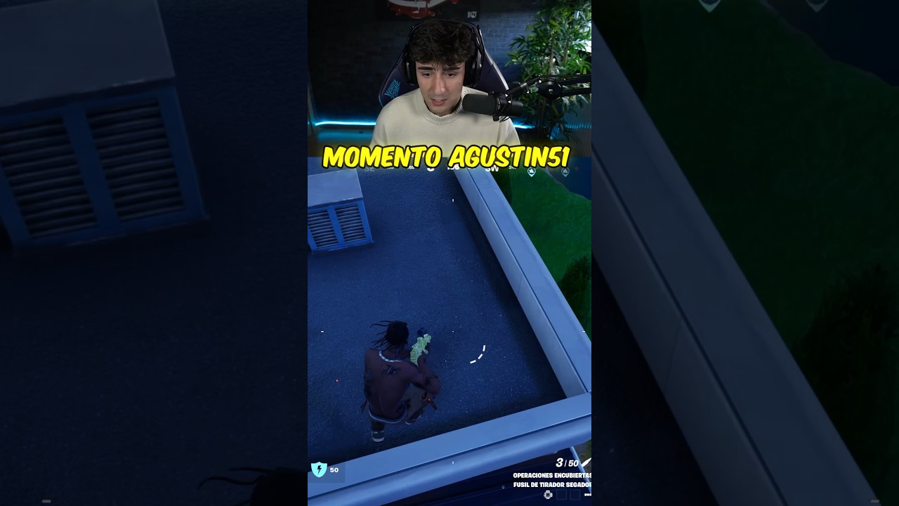 CUANDO ESTÁS JUGANDO a FORTNITE y TE VIENE EL MOMENTO AGUSTIN51😂 #ache #fortnite #fortniteclips