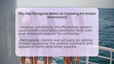 Why Was Retrograde Motion So Confusing For Ancient Astronomers? - Europe Through the Ages