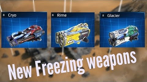 New weapon pack: "CRYOGENIC" GAMEPLAY | War Robots Test Server