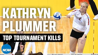 Kathryn Plummer's 83 best kills in her NCAA tournament career