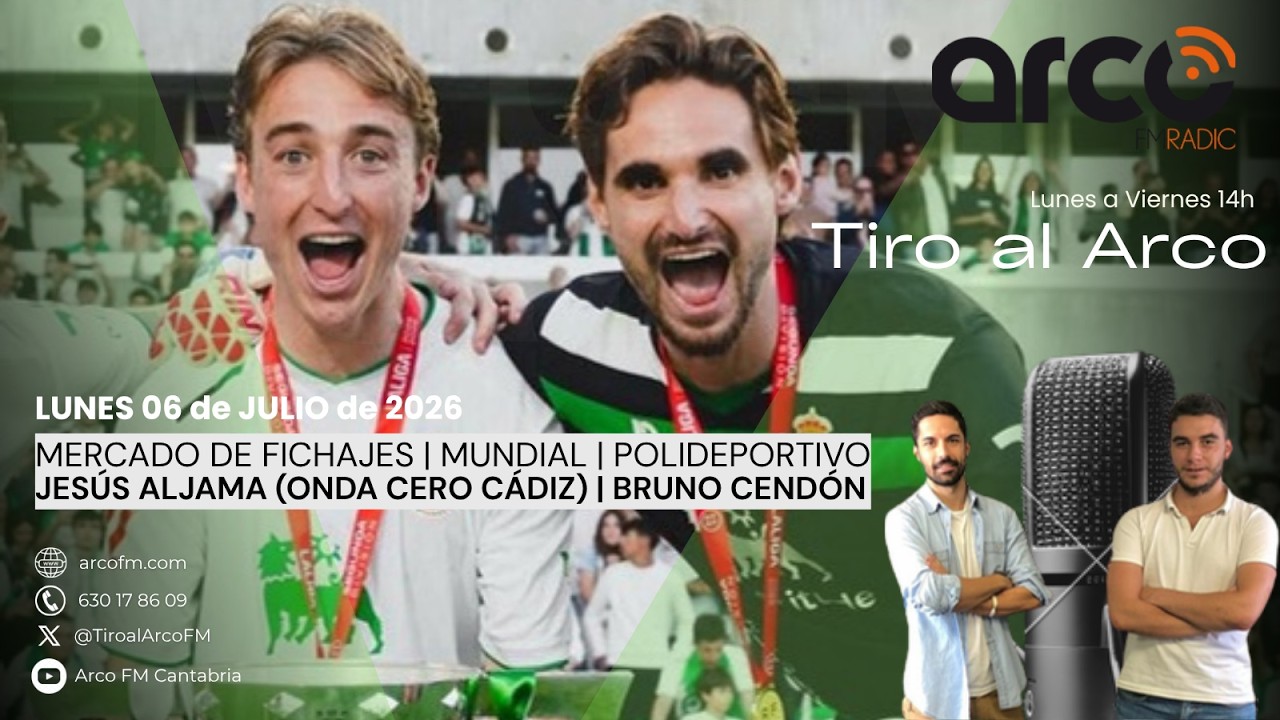 Tiro al Arco 06.07.2026 [JESÚS ALJAMA (CÁDIZ) | BRUNO CENDÓN | MERCADO | MUNDIAL | POLIDEPORTIVO]