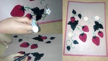 Easy project file decoration idea. Practical file, notebook, scrapbook, cover decoration idea.