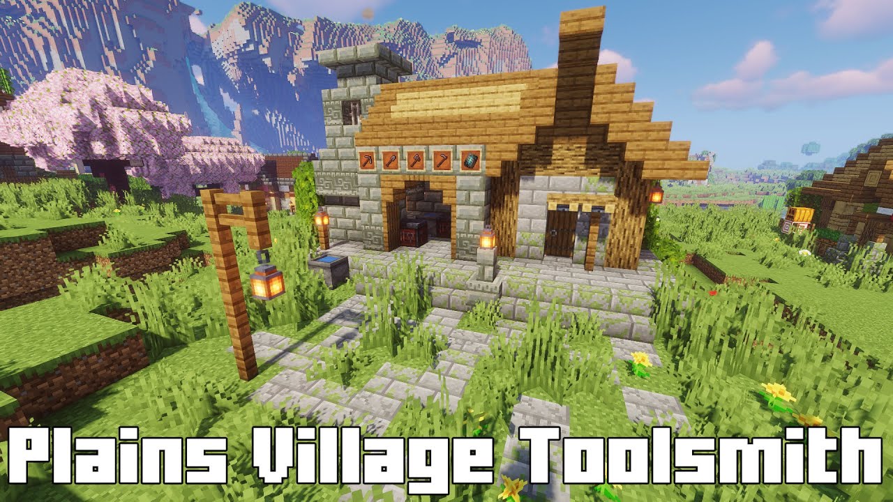 Minecraft Plains Village Toolsmith | Rustic Artisan Inspiration