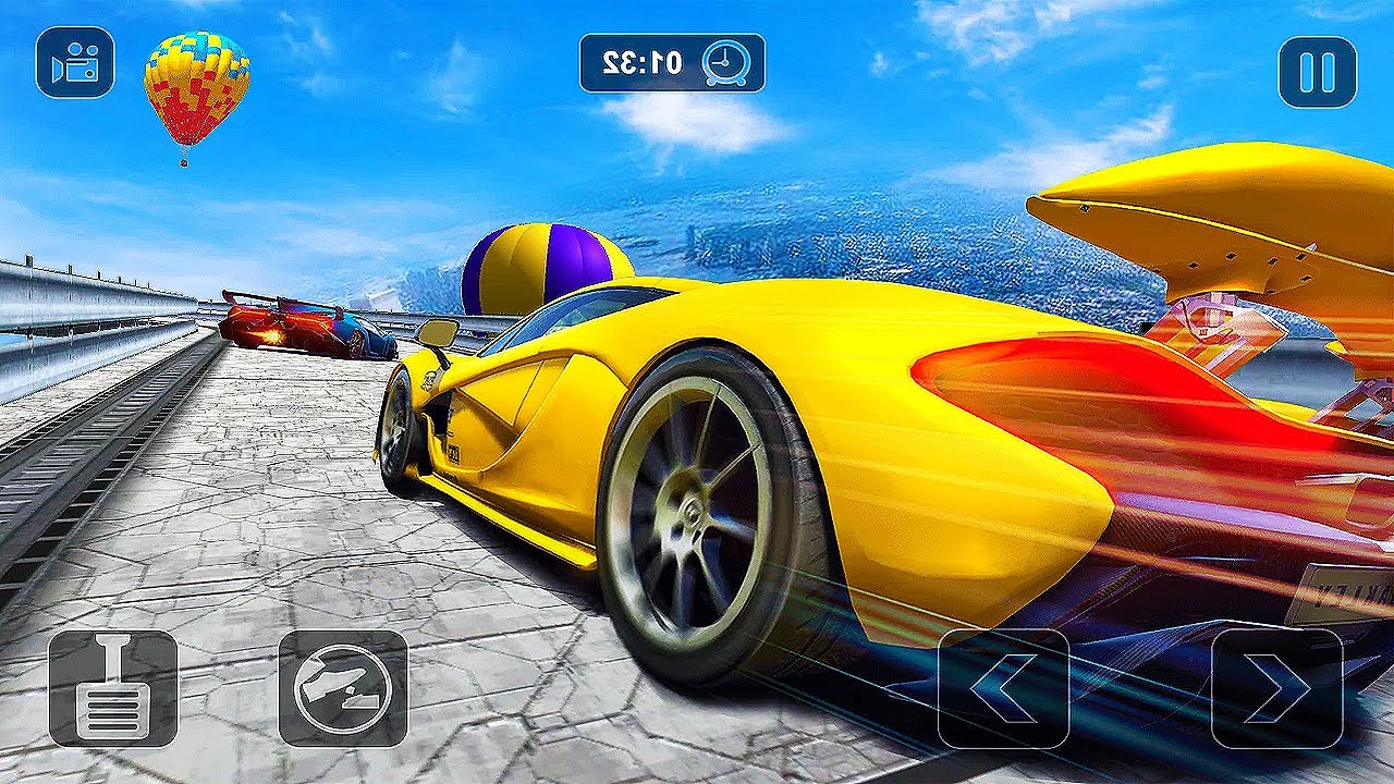 Car Racing Stunt Games Mega Ramp Racing - Impossible Stunts Car - Android GamePlay