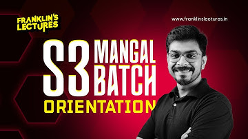 B.Tech S3 MANGAL BATCH orientation | Franklin