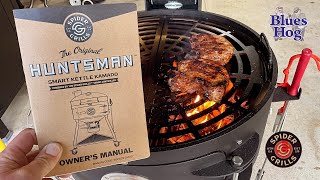 All New Huntsman Smart Kettle Kamado From Spider Grills! / Smoked and Seared Pork Chops! / Awesome!