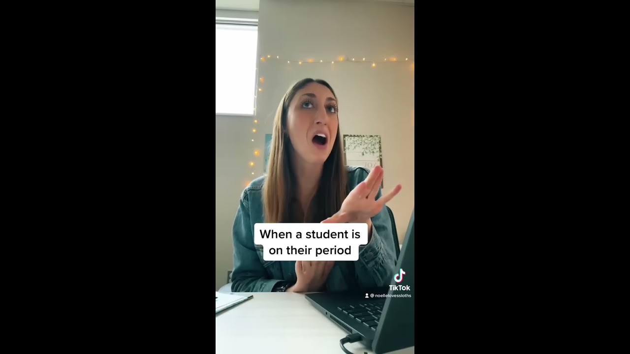 How To Respond A Student Getting Their Period