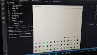 Spot painting 🎨 🖌️ made using python's  turtle library