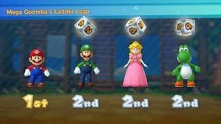 Mario Party 10 - Mario vs Luigi vs Peach vs Yoshi - Mushroom Park