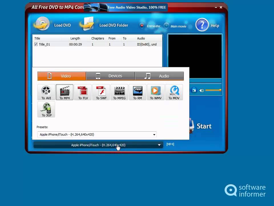 dvd to mp4 converter freeware