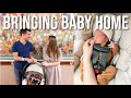 FIRST 24 HOURS WITH A NEWBORN AT HOME  Bringing Baby Home Vlog