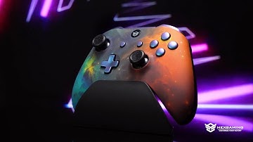 HEXGAMING BLADE FPS eSport Custom Controller for Xbox Series X/S, XBOX ONE - Orange Star Universe