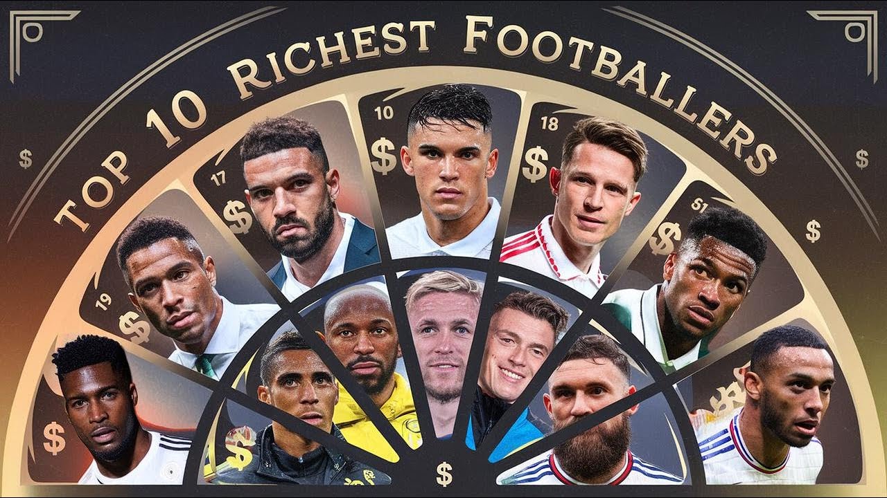Richest Footballers in the world|| Top 10 richest footballers ||2024