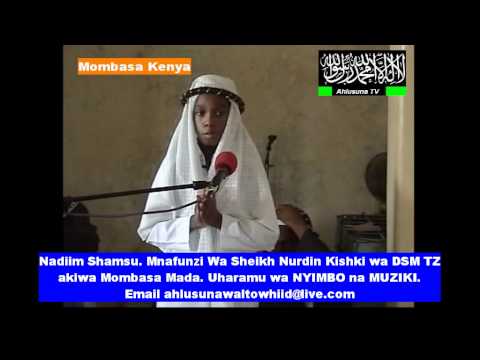 Nadim Shamsu  Mnafunzi wa Sheikh Nurdin Kishki Wa Dsm Tanzania Mada uharamu wa Nyimbo na Muziki Prt 2 By Ahmed Ahlusuna TV Mwanza Tz