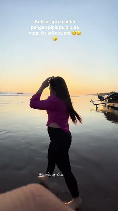 ketika di pantai kebelet pipis #reel #youtube