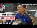Millennial Fishmonger Speaks Many Languages, Has A Tourism Management Degree | On The Red Dot
