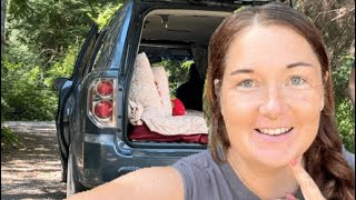 Life in my car | a couple days in my life living in a Honda Pilot #gratitude #crochet #carlife