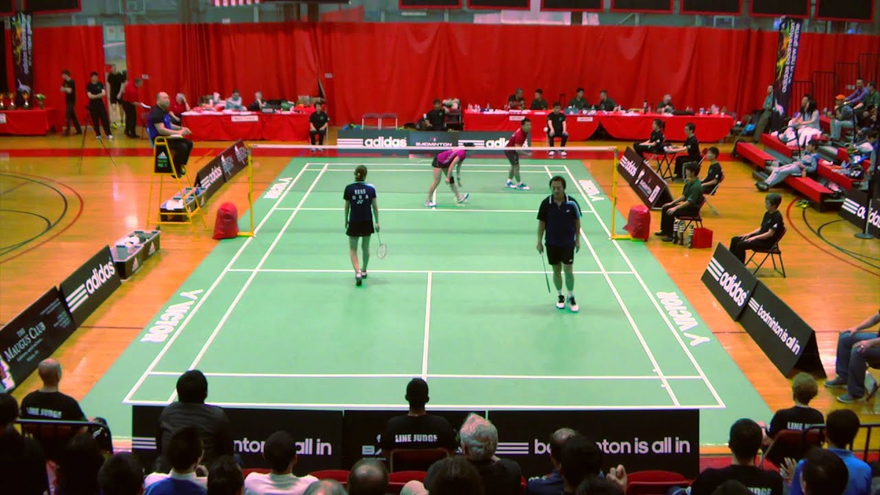 Mixed Doubles Badminton Final - adidas Boston Open 2014 - YouTube