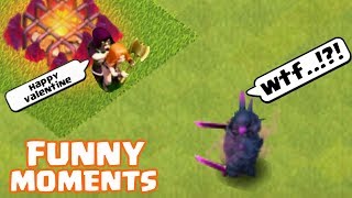 Ultimate Clash of Clans Funny Moments | COC Glitches,Fails, and Trolls Montage | Valentine Special |