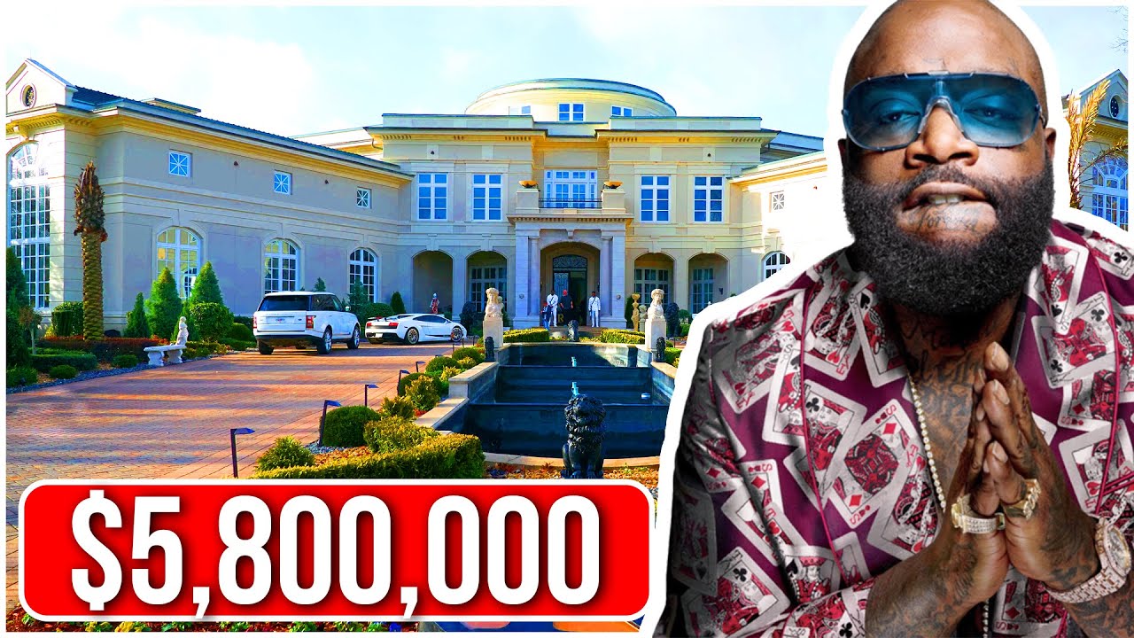 What's Inside Rick Ross 109 Room Mansion - YouTube