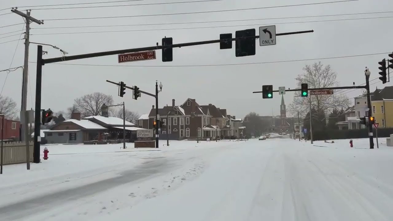 Danville Va snow day 11622 Downtown YouTube