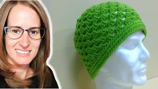 EASY Granny Square Hat Crochet Tutorial #grannysquarehat #easycrochethat #crochetwithclare screenshot 5