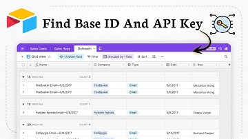 How to find the base ID and API key in Airtable