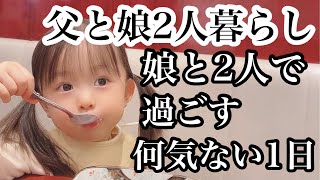 【父と娘の子育て奮闘記】シングルファザーへのカウントダウン。娘と２人で過ごす1日。（パフェ）（虫眼鏡）（2歳）