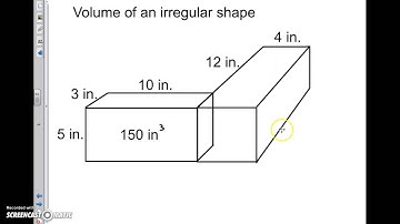 Volume of irregular shapes (5.MD.C.5c)