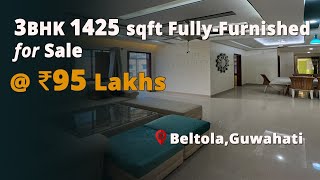 3BHK 1425 sqft Flat for Sale in Beltola. (Property Tour) |95 lacs| call 7002475874.