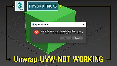 Unwrap UVW Not Working || Troubleshooting 3ds Max Unwrap UVW || TIPS AND TRICKS in Hindi