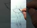 Dancing 🩰 Girl drawing // Beautiful girl drawing easy and simple #foryou #shorts #girldrawing