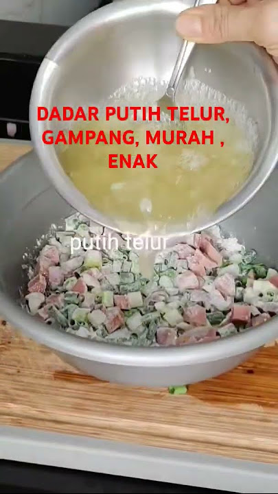 DADAR PUTIH TELUR , GAMPANG, MURAH, ENAK