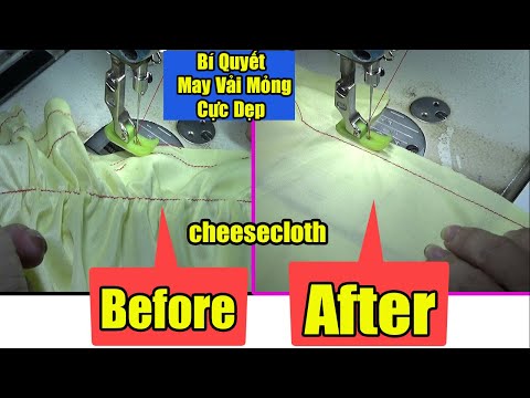Video Cách Chỉnh Máy May Vải Mỏng | Vải Dày Đẹp | Không Bị... - youtube