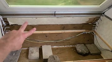 2008 Aliner Classic Camper rebuild update (Floor / Back wall) Part 2