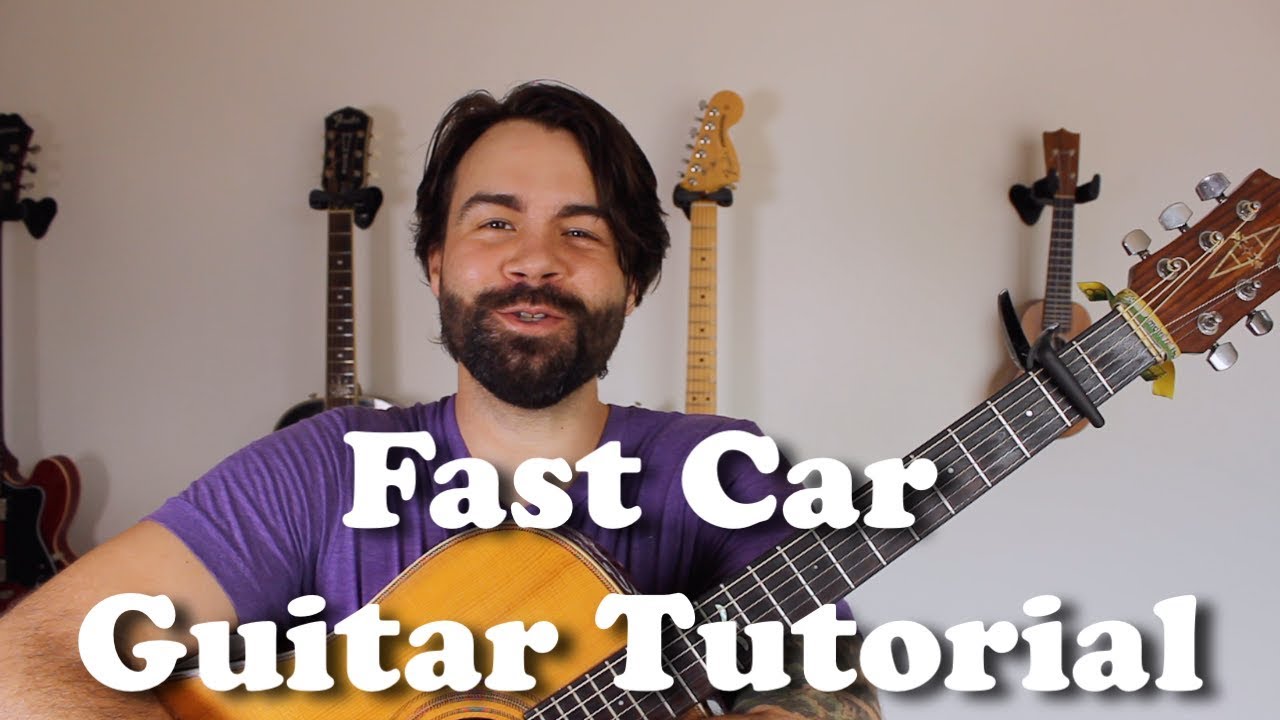 How to play Fast Car Tracy Chapman Fingerpicking Guitar Tutorial
