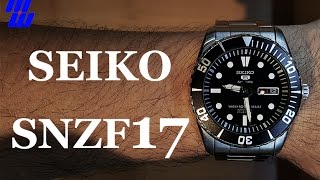 Seiko 5 Sports SNZF17 "Sea Urchin" - Review, Measurements, Lume, Strap Changes, Future Mods? screenshot 1