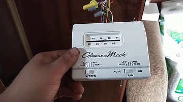 Coleman Mach thermostat| cutting on and off on auto| SOLUTION | RV LIVING