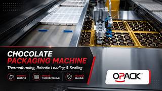 Chocolate Packaging Machine | Thermoforming, Robotic Loading & Sealing | OPACK