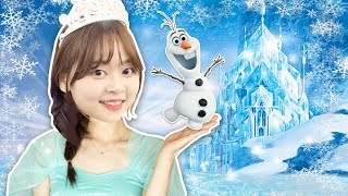 XiaoLing quiz & Frozen Elsa  magical world of ice and snow