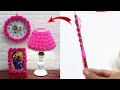 Woolen craft using pencil, Woolen craft making | Home decoration ideas