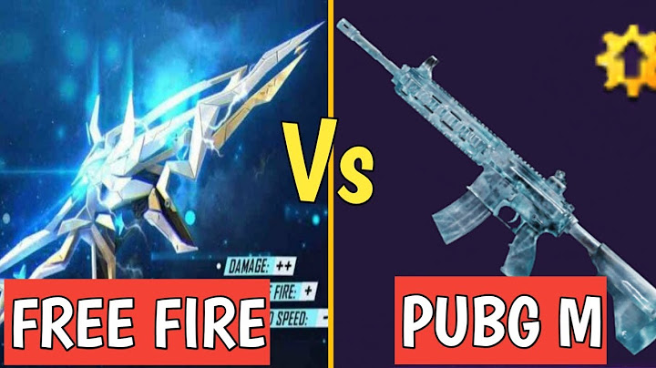 Comparison of evolve guns free fire vs pubg mobile [part 2]