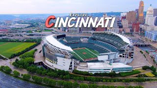 Explore Cincinnati, Ohio  |4K| Aerial Drone Footage