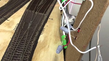 Micro Mark switch machine w/LED indicators