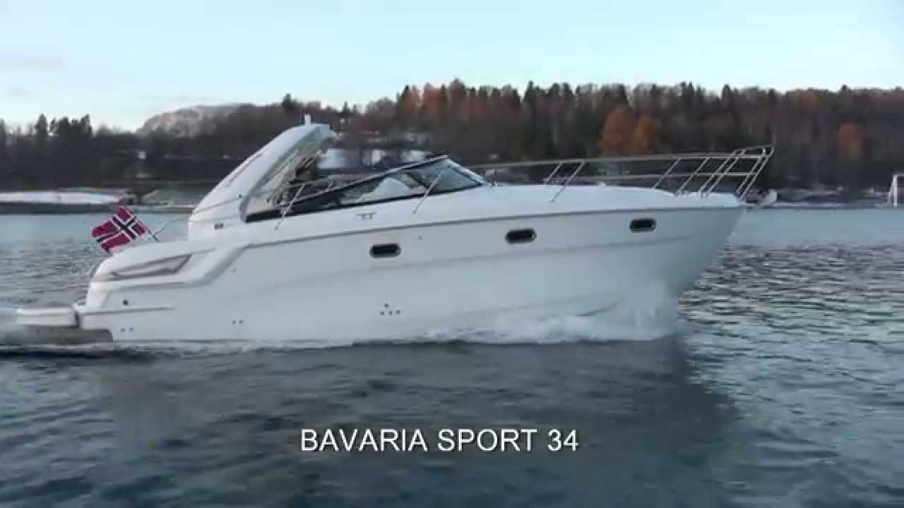 BAVARIA SPORT 34  by Lunde Båt Motor AS. First test in Norway, November 2010.