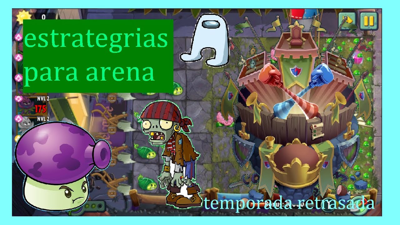 Plantas Vz zombies 2 - estrategias de arena (torneo pasado) - YouTube