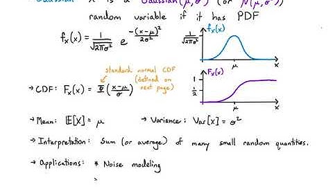 Probability Video 3.3: Continuous Random Variables - Important Distributions