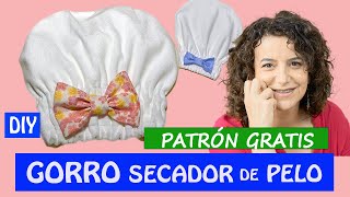 Cómo hacer 1 GORRO para SECAR el PELO (FÁCIL)