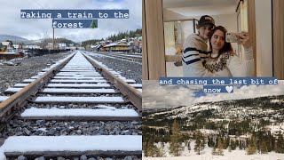 Let's take a train to the forest and chase the last bit of snow 🤍 | VLOG 🚊 by Olivia Rose Bean 62 views 10 months ago 13 minutes, 43 seconds